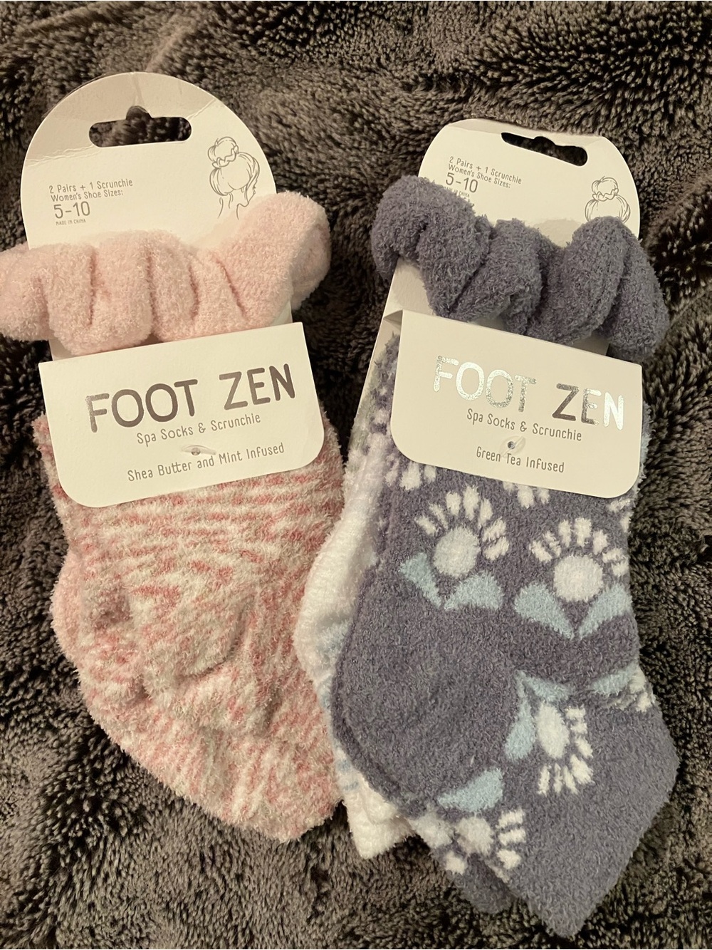 NWT foot zen shea butter socks